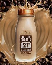 High Protein Mocha Milk